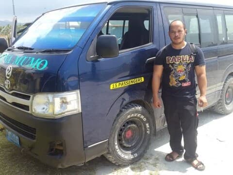 Dokumentasi perjalanan Backpacker Papua - taksi lokal